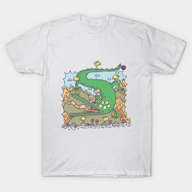 COCODRILO AND FRIENDS T-Shirt by Pegatina Criolla